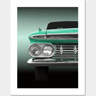 US American classic car el camino 1959 Posters and Art